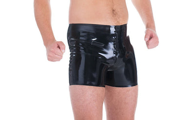 Latex Zipped Classic Shorts - Honour Clothing