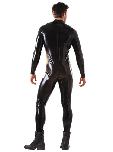 Latex Zipped Male Catsuit - Honour Clothing