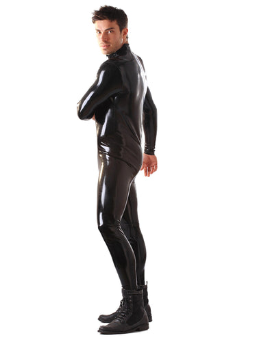 Latex Zipped Male Catsuit - Honour Clothing
