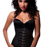 Leather Buckled Underbust Corset - Honour Clothing