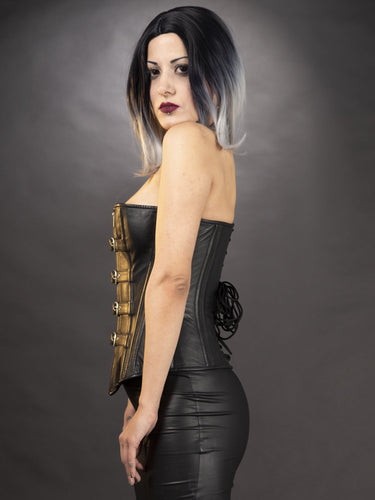 Leather Domina Corset - Honour Clothing