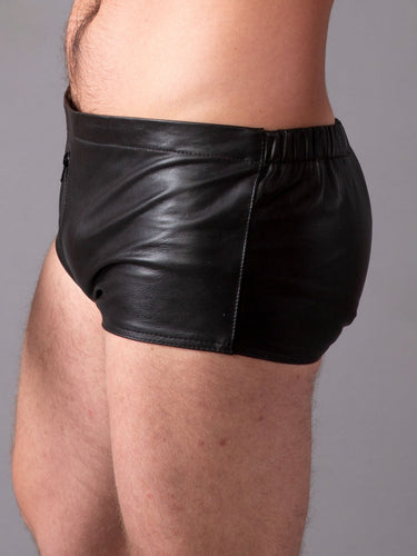 Leather Elastic Waistband Boxers - Honour Clothing