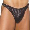 Leather Elasticated Thong - Honour Clothing