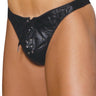 Leather Laced Thong Mens - Honour Clothing