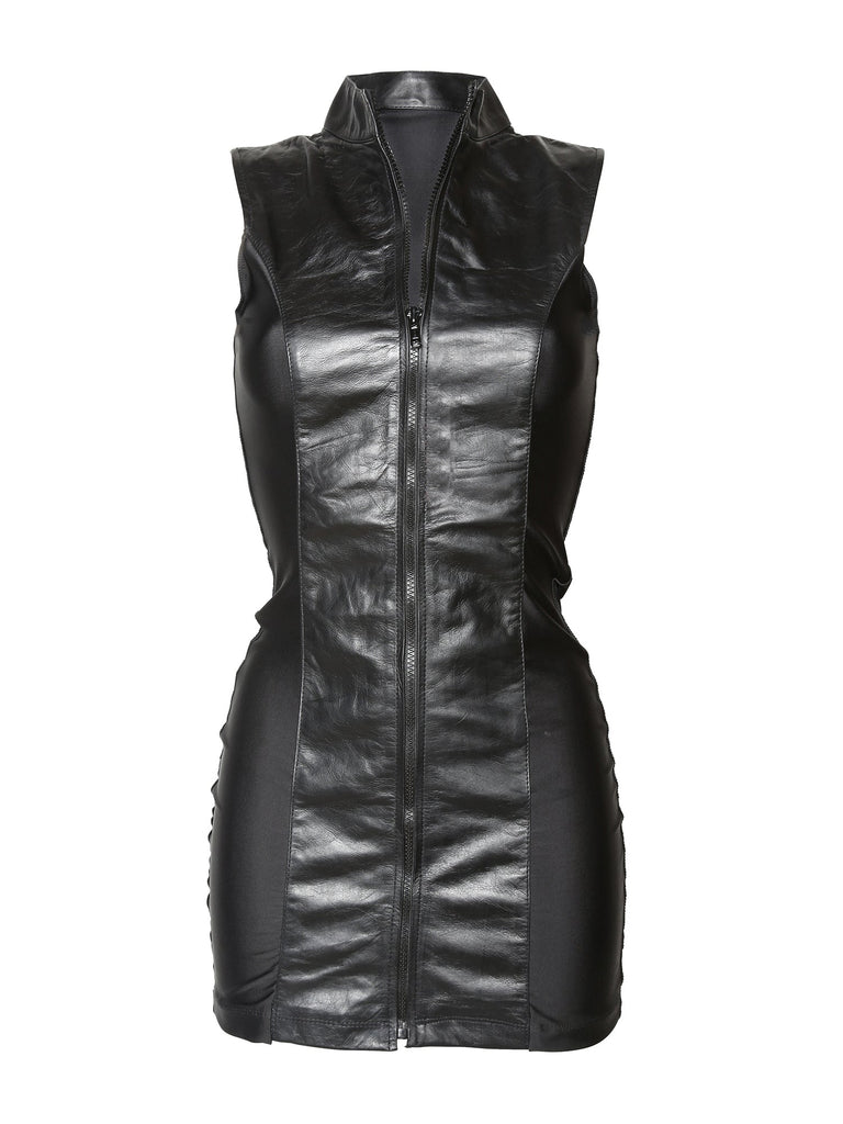 Leather & Lycra Dress – Honour Clothing