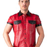 Leather Slim Fit Classic Shirt - Honour Clothing