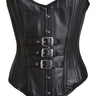 Leather Vera Corset With Buckles - Honour Clothing