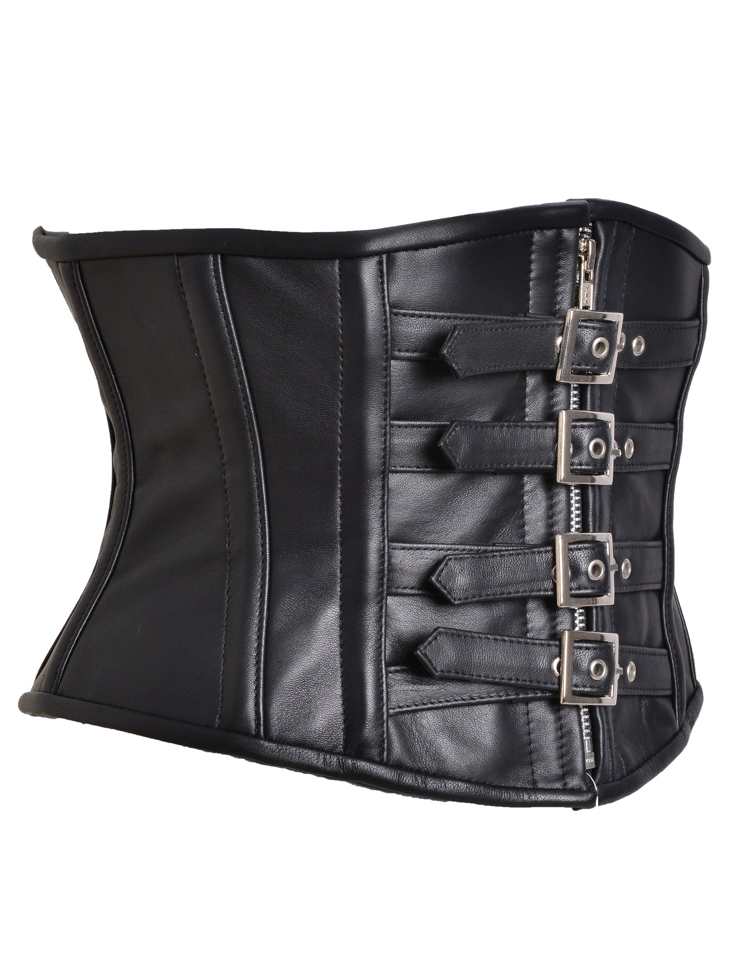 Leather Waist Cincher With Buckle Honour Clothing