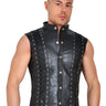 Leather Warrior Sleeveless Top - Honour Clothing