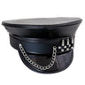 Leather With Chain Uniform Hat - Honour Clothing