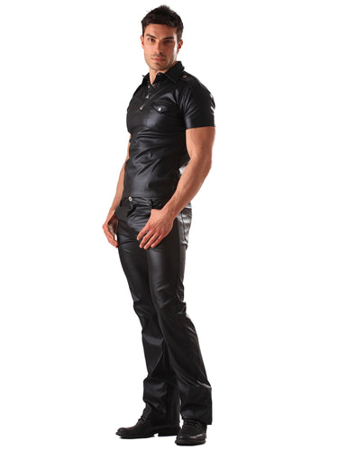 Leatherette Classic Style Jeans - Honour Clothing