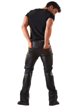 Leatherette Classic Style Jeans - Honour Clothing