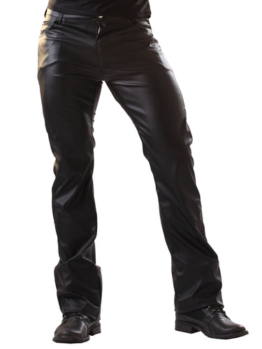 Leatherette Classic Style Jeans - Honour Clothing