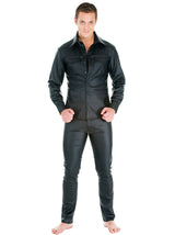 Leatherette Classic Style Shirt - Honour Clothing