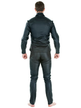Leatherette Classic Style Shirt - Honour Clothing
