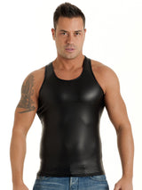 Leatherette Marco Tank Top - Honour Clothing