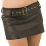 Leatherette Micro Hipster Skirt - Honour Clothing