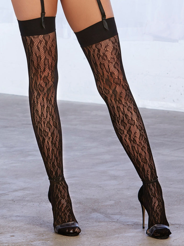 Leopard Stockings - Honour Clothing
