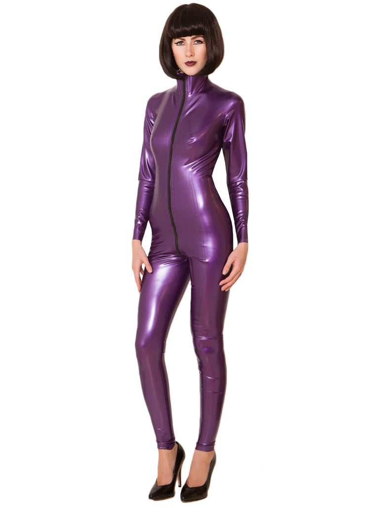 Long Sleeved Latex Catsuit - Honour Clothing