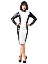 Luxury Panel Latex Dress - Honour Clothing