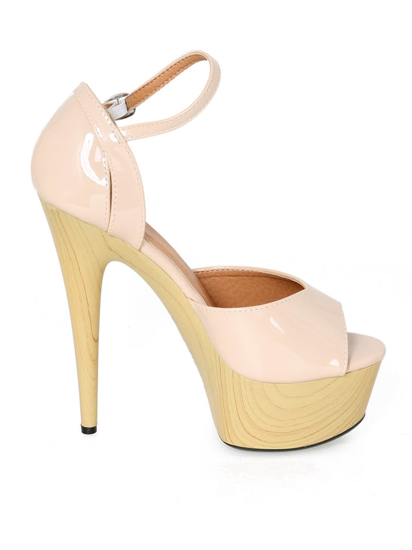 Magnifico Nude Sandals - Honour Clothing