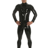 Mens Latex Catsuit Feature Front Zip & Feet - Honour Clothing
