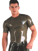 Mens Latex Green T Shirt - Honour Clothing