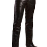 Mens Leather Classic Jeans - Honour Clothing