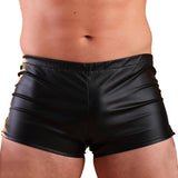 Mens Leatherette Shorts - Honour Clothing