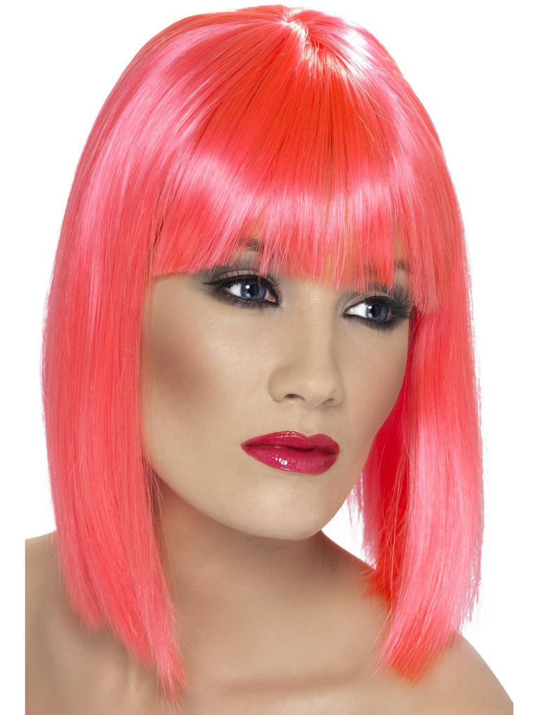 Neon Pink Wig - Honour Clothing