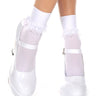 Opaque White Socks With Ruffles - Honour Clothing