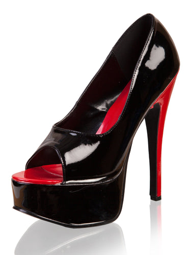 Open Toe Classic Platform Heels - Honour Clothing