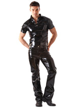 PVC Boot Cut Jeans - Honour Clothing