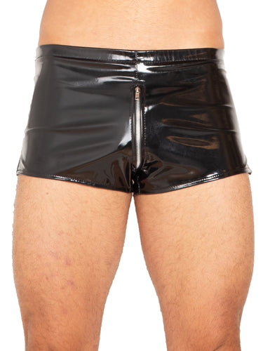 PVC Boxer Zipped Shorts - Honour Clothing