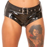 PVC Buckled High Waist Briefs - Honour Clothing