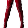 PVC Burgundy Gloss Bedboots - Honour Clothing