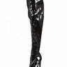 PVC Davina Thigh High Heels - Honour Clothing