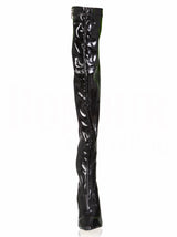 PVC Davina Thigh High Heels - Honour Clothing