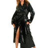 PVC Magneto Trench Coat - Honour Clothing