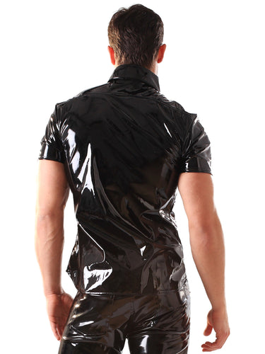 PVC Mens Classic Short Sleeve Shirt - Honour Clothing