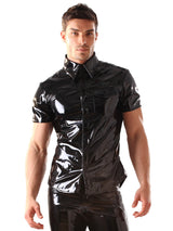PVC Mens Classic Short Sleeve Shirt - Honour Clothing