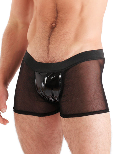 PVC Panelled Mesh Boxers - Honour Clothing