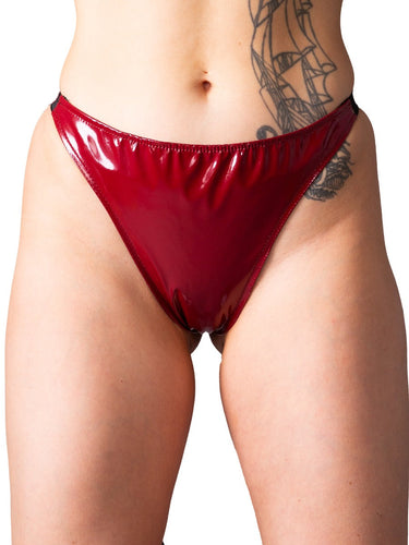 PVC Plum Thong - Honour Clothing