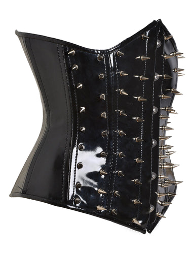 PVC Spiked Corset - Honour Clothing