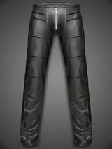PVC Striped Wetlook Trousers - Honour Clothing