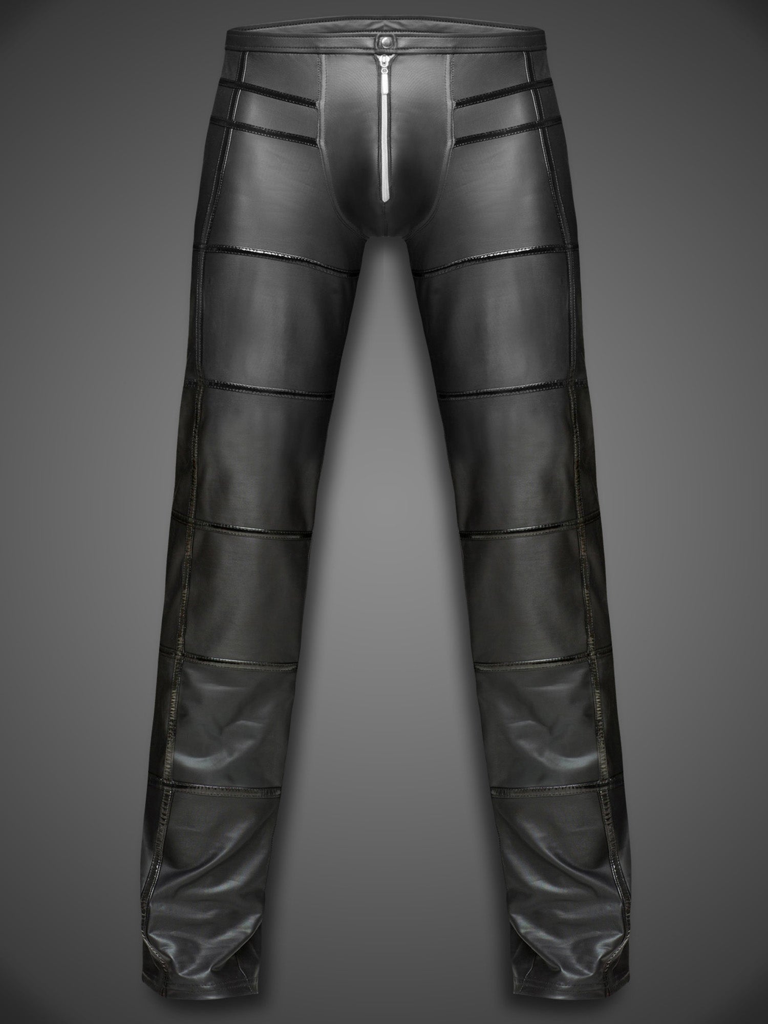 PVC Striped Wetlook Trousers – Honour Clothing