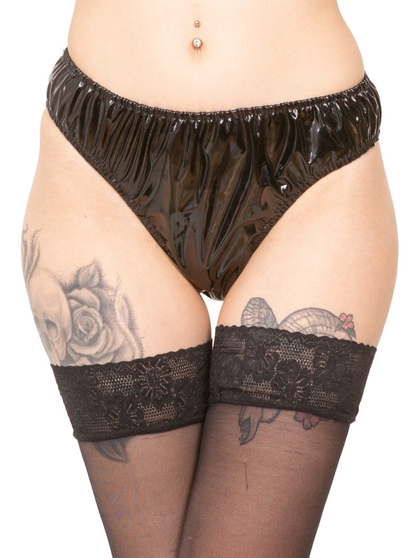 PVC Vintage Style Briefs - Honour Clothing