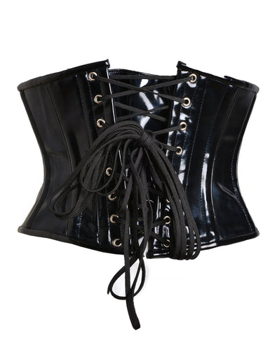 PVC Waist Cincher With Buckles - Honour Clothing