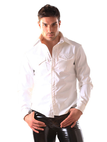 PVC White Smart Shirt - Honour Clothing
