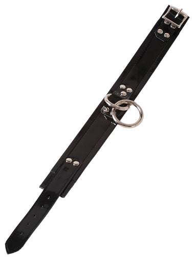 Chunky Patent Leather O Ring Choker